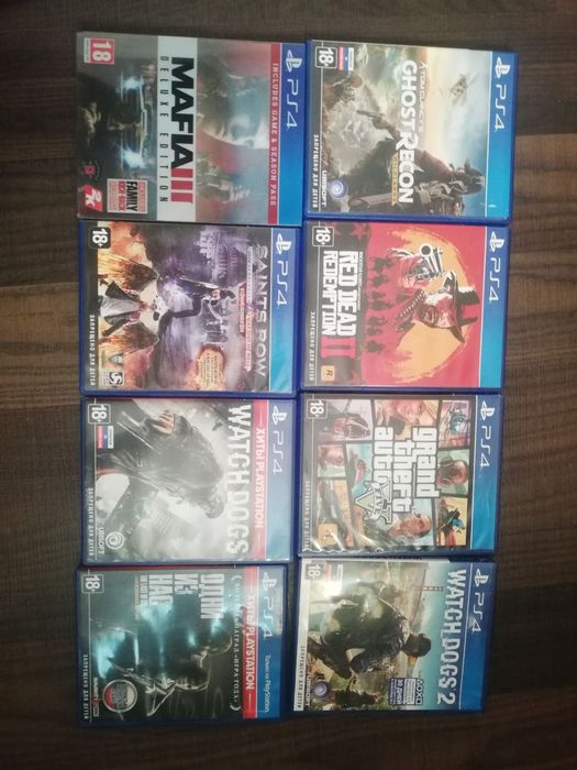 Playstation 4 игры диски
