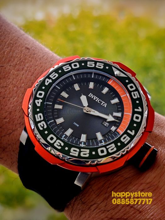INVICTA Chrononaut Orange 52 mm, Инвикта нов ръчен часовник
