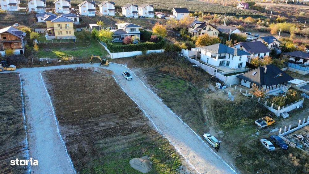 Teren 550m, sat Visan, intre Case, Utilitati