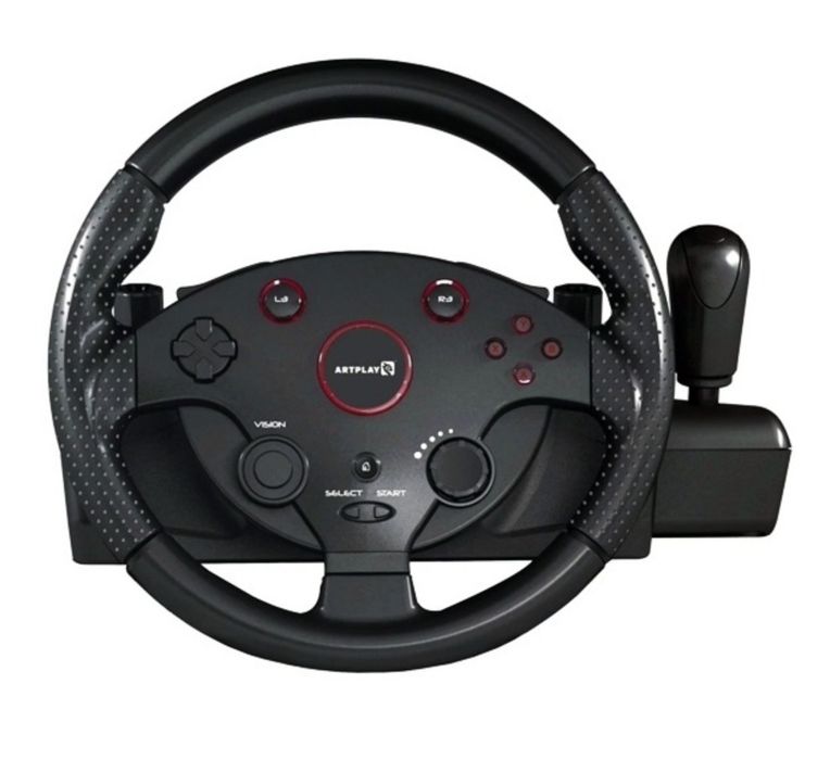 Игровой руль с педалями