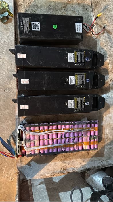 Baterii de trotinete si biciclete modele diferite 36v 48v