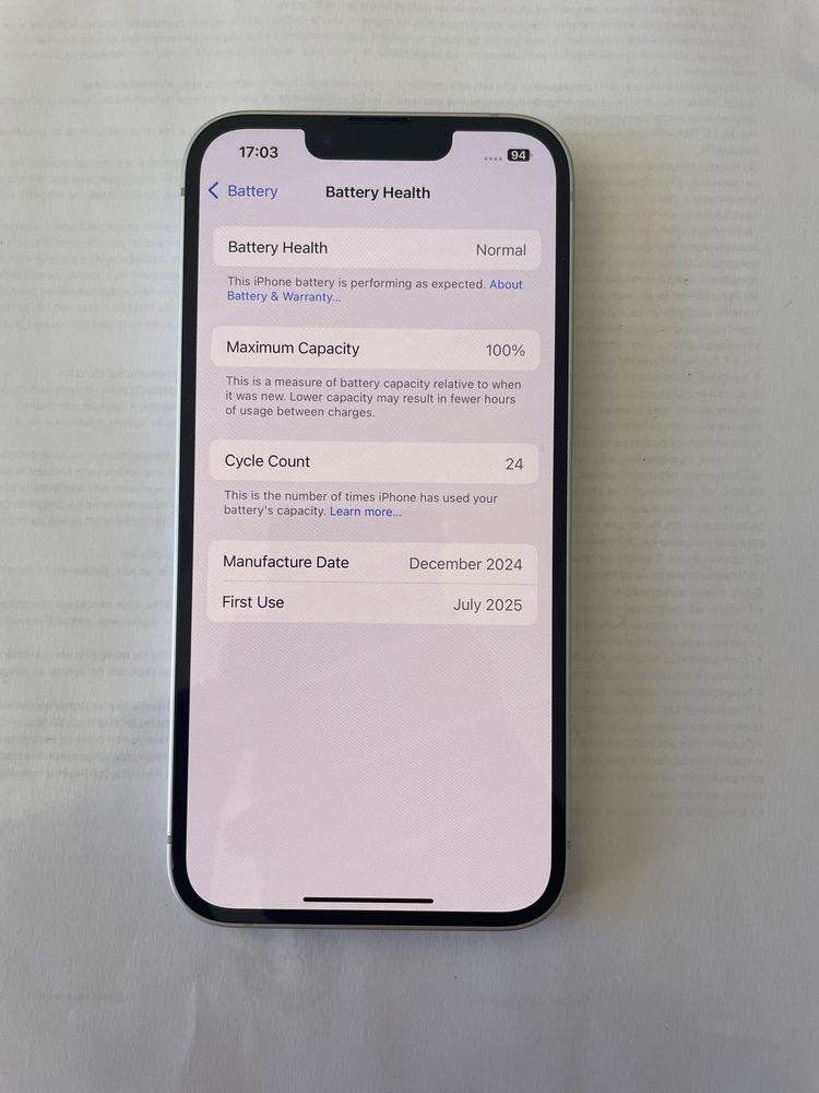 Гаранция! 100% Батерия, чисто нов! Iphone 16e Айфон