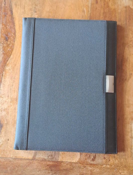 папка луксозна за документи черна Марксман Marksman Размер А4