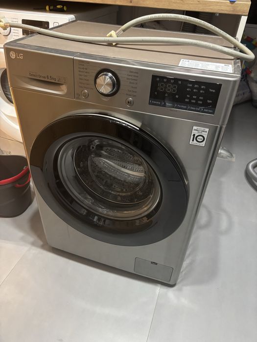Masina de spalat rufe LG argintiu slim 6.5 kg in stare perfecta