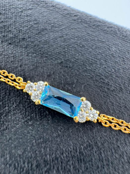 Продам браслет топаз/ бриллианты