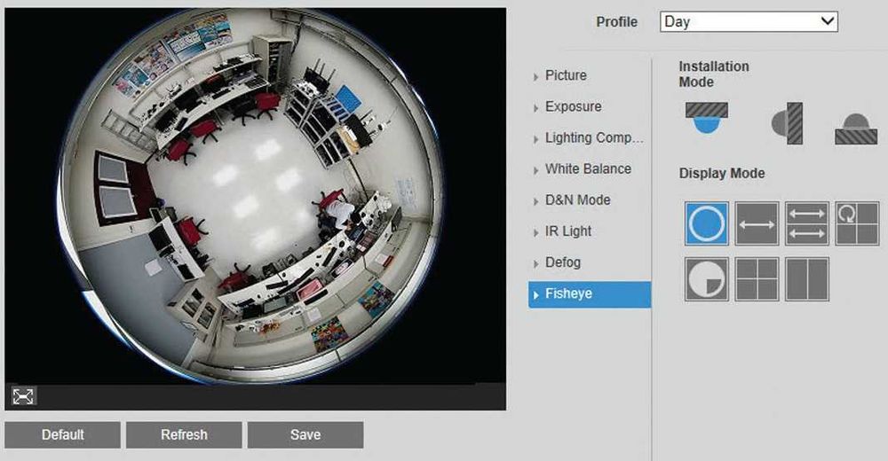 Cameră IP Honeywell 6MP Fisheye 360 grade - Nouă, model HFD6GR1