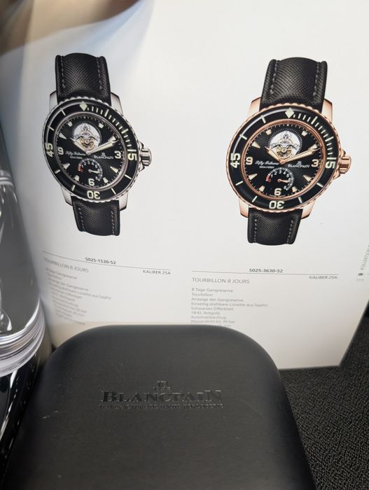 Etui travel ceas Blancpain geanta ceas Blancpain