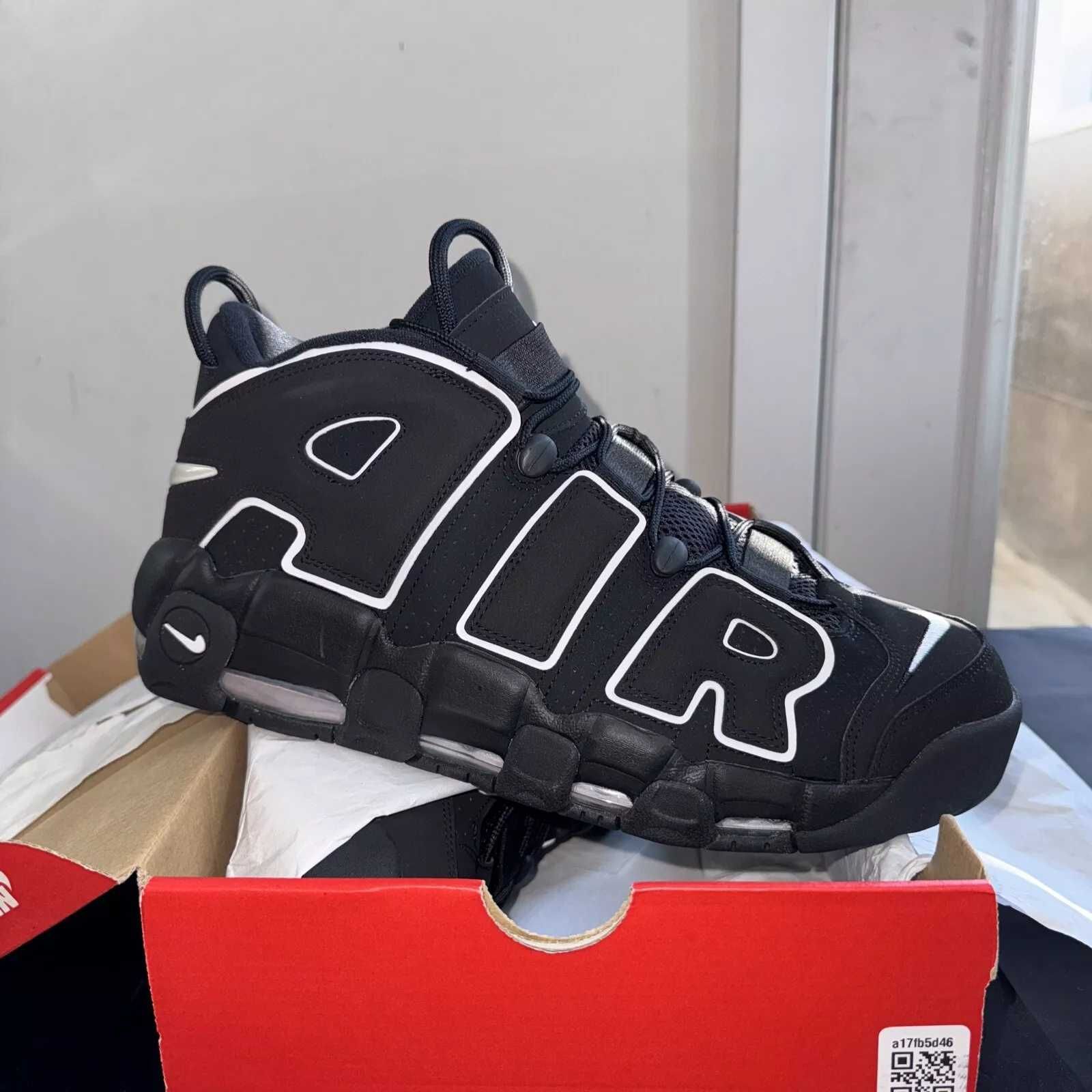 Nike Air Uptempo Black&White Adidasi Sneaker - Reducere