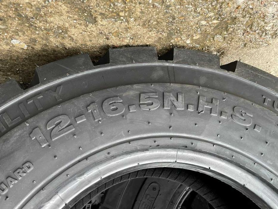 12-16.5 Anvelope noi industriale bobcat cu garantie livrare 14pliuri