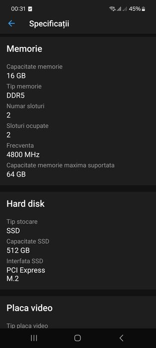 LAPTOP GAMING MSI Cyborg 15 A12UDX i5-12450H RTX 3050 6GB 16GB DDR 5