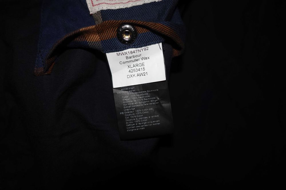 Geaca Barbour Commuter WAX, Marimea XL, Stare foarte buna