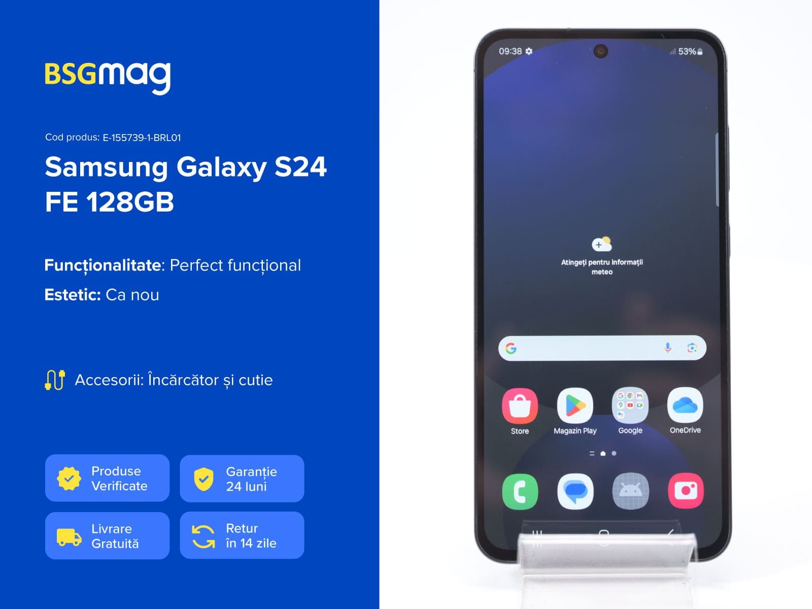 Telefon Samsung Galaxy S24 FE 128GB - BSGmag