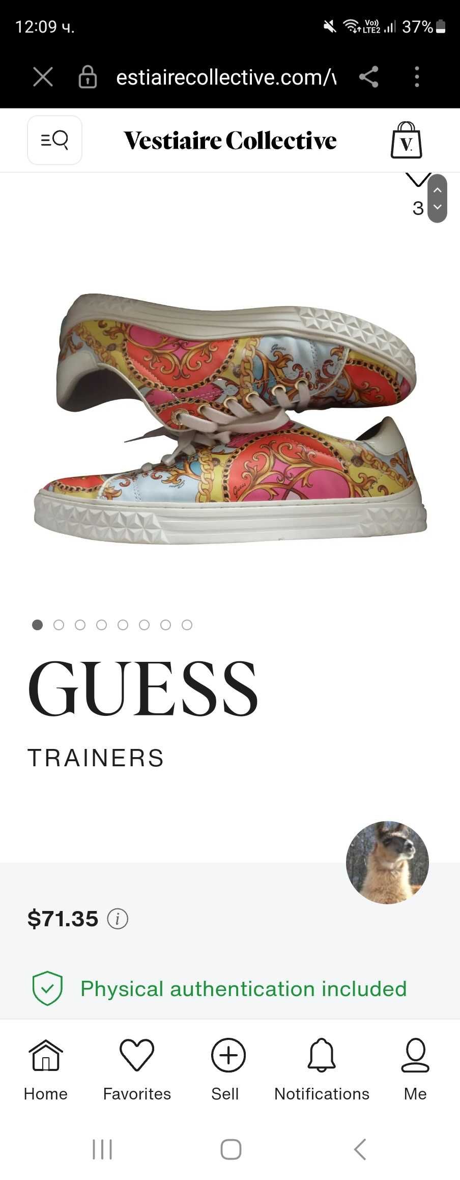 Guess сет чанта и спортни обувки 38 размер