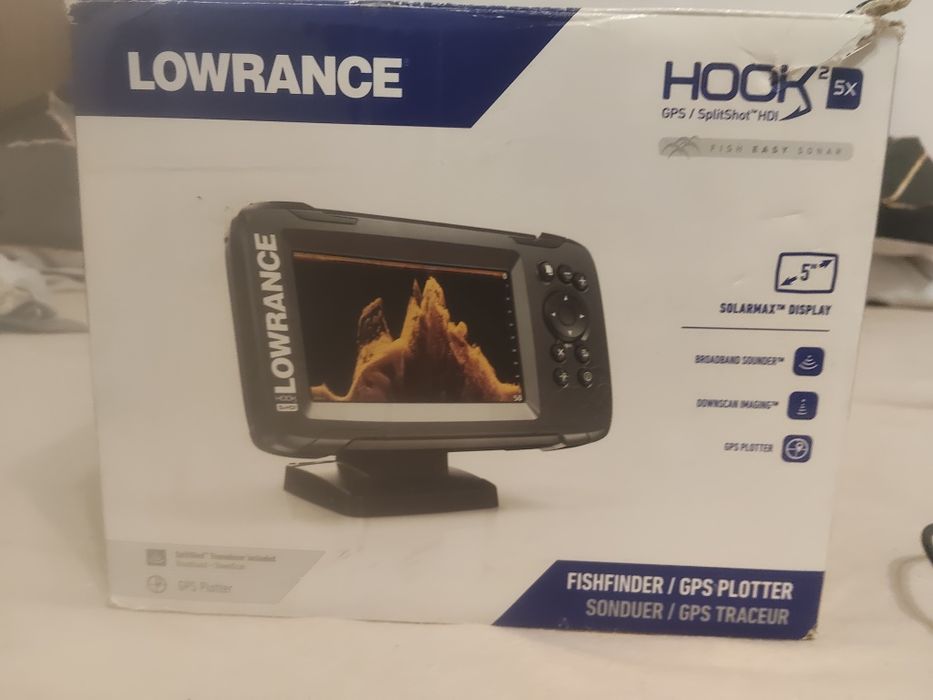 Vând sonar Sonar pescuit Lowrance HOOK2-5X SplitShot GPS
