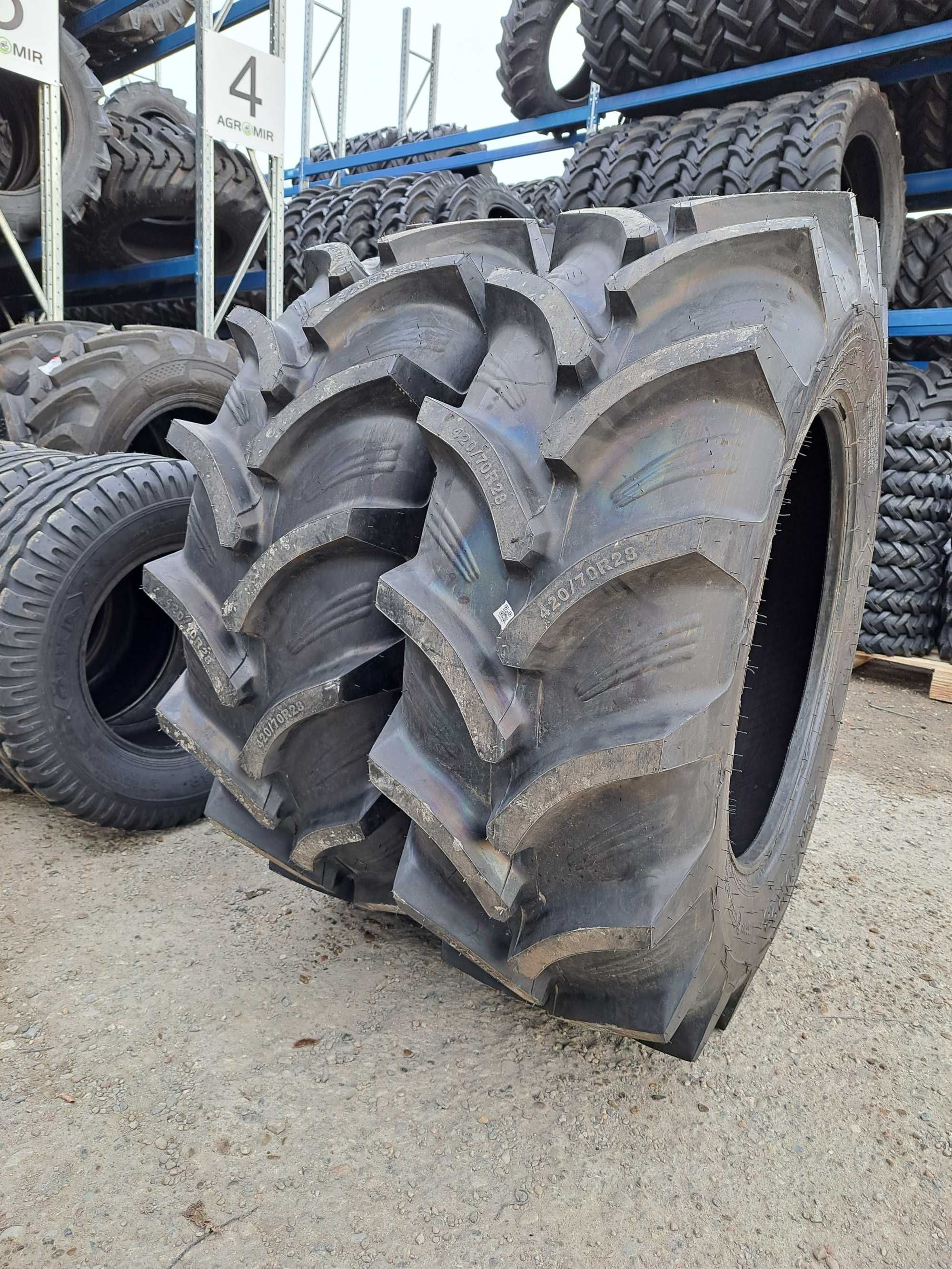 Anvelope radiale 420/70R28 OZKA cauciucuri noi pentru TRACTOR