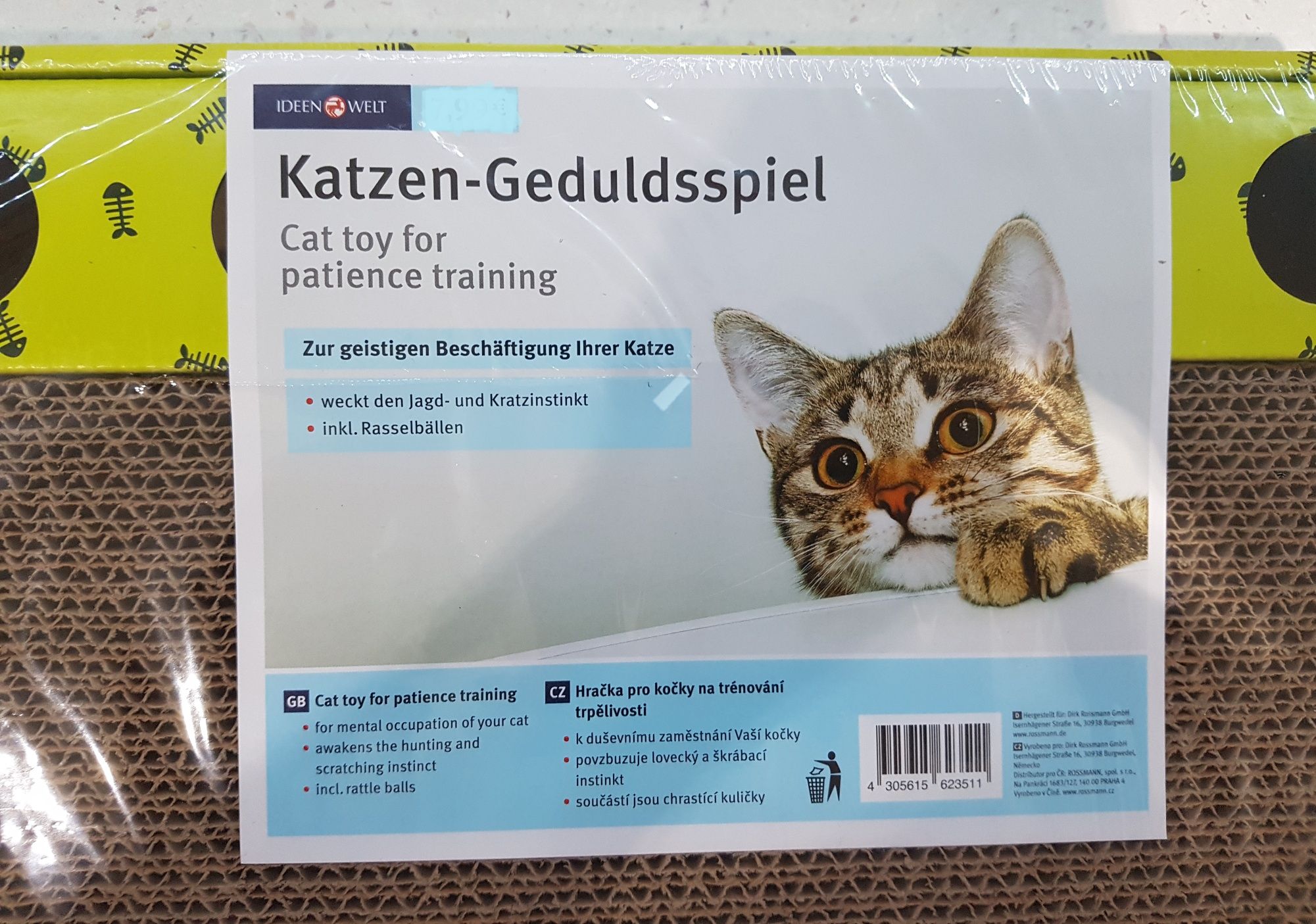 Jucarie interactivă pisici, cu zornaitoare imitatie șoareci, Germania