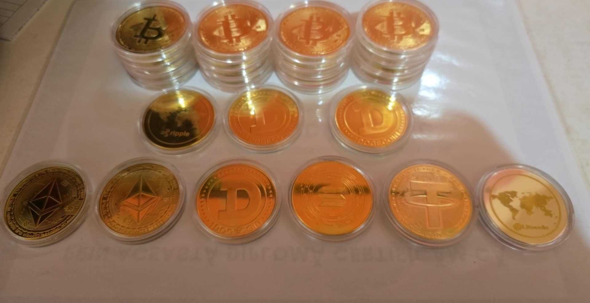 Moneda decorativa Bitcoin
