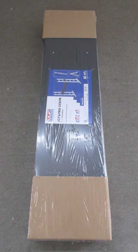 Стълба скеле алуминиева MMS, 2X6 стъпала, 2.8м с човек, до150 кг EN131