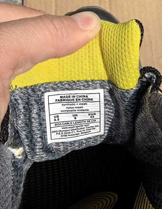 Pantofi SCOTT pentru ciclism, bicicletă