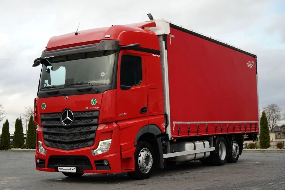 Mercedes-Benz ACTROS / 2545 / CORTINĂ / 6x2 / I-PARK COOL / BIG SPACE / WIELTON / 2021