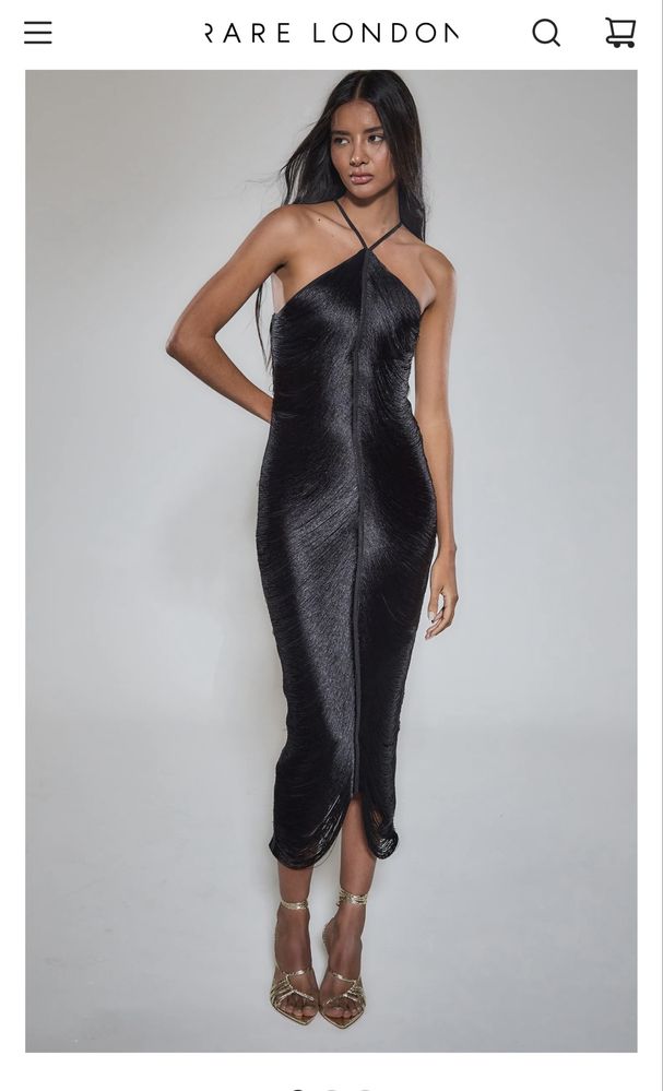 Rochie / Rochii Asos bijuterie / de seara cu paiete si franjuri