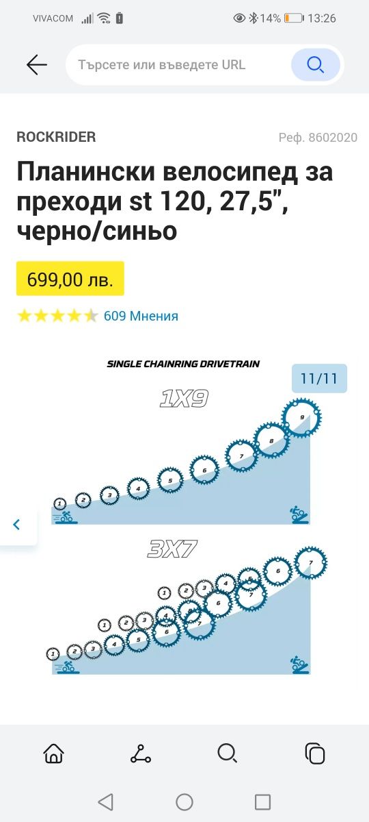 Алуминиев Велосипед 27.5