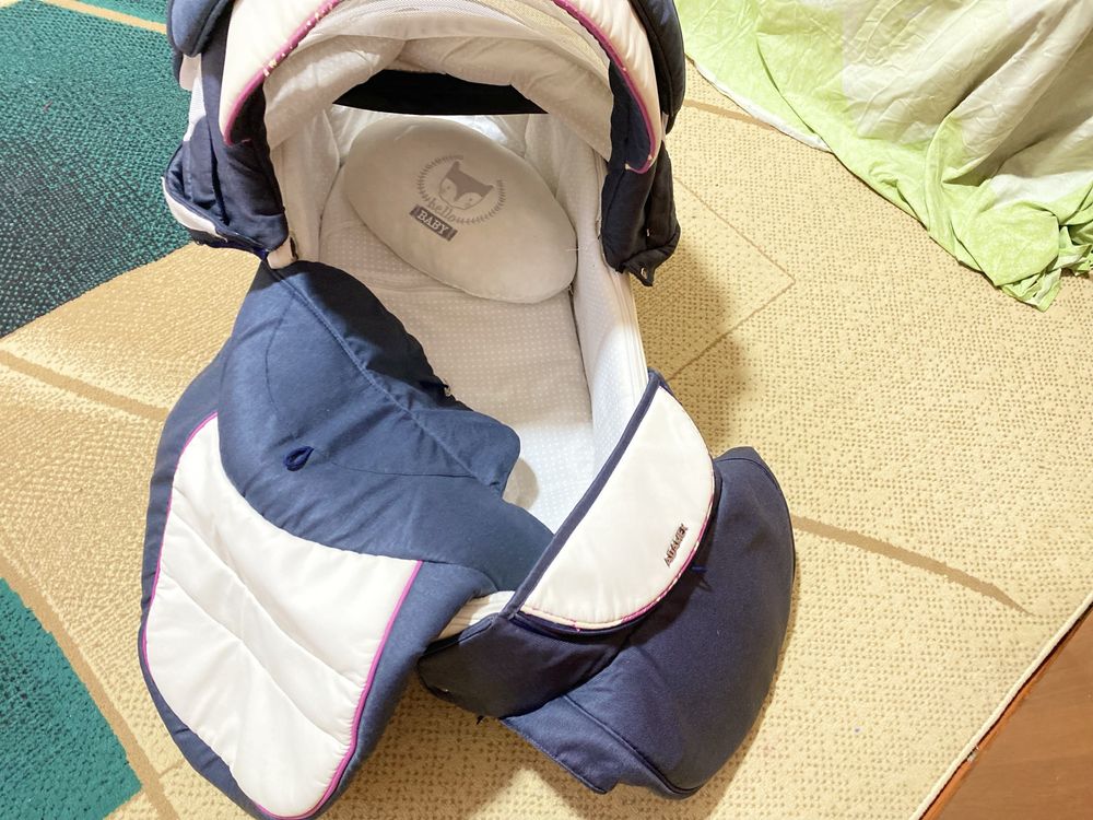 Практичная Коляска 3 в 1 - люлька, автолюлька,прогулочная коляска