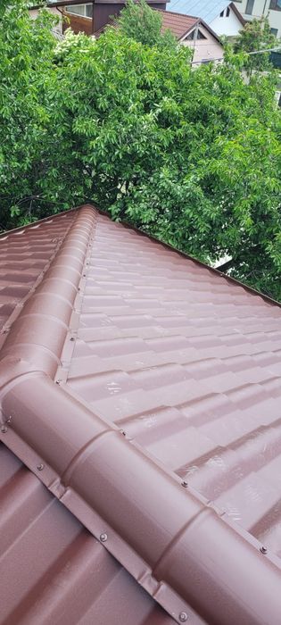 Tigla metalica si accesorii pentru acoperiș 36 lei mp mata