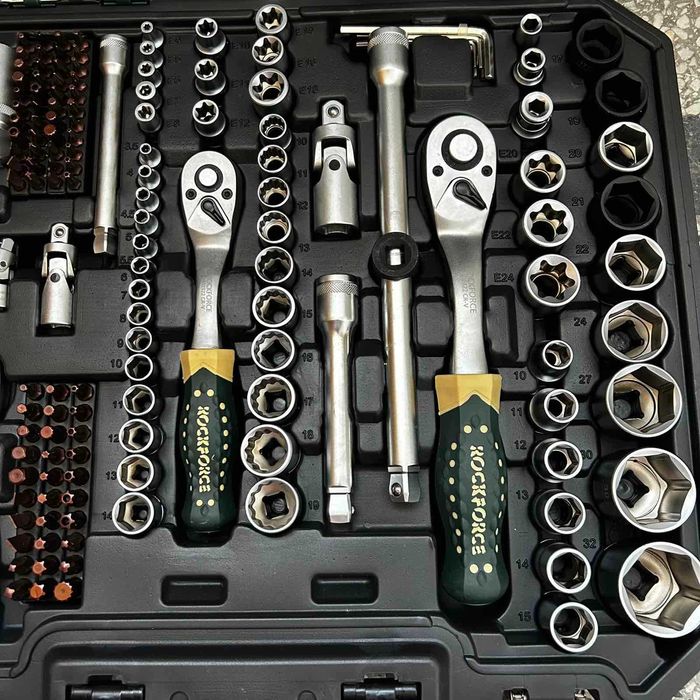 ТОП ЦЕНА !!! Комплект гедоре 216 части ROCKFORCE PREMIUM