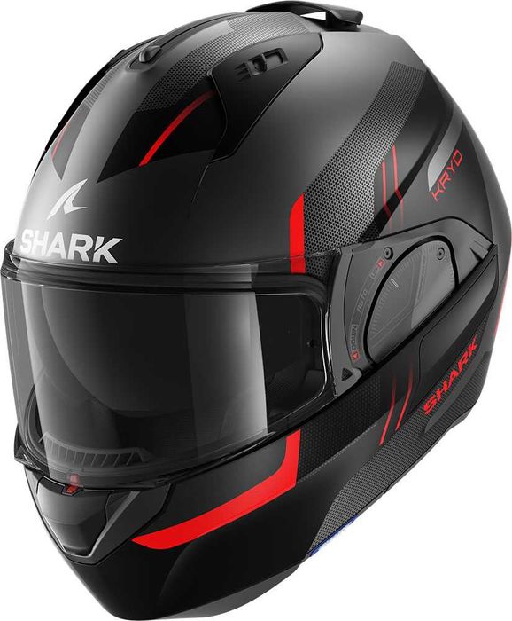 Каска Shark Evo ES Kryd White Black Red/Antrahcite BLACK RED/Yellow