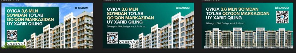 Qo’qon shahri markazidan oyiga 3.5 million to’lab uy xarid qiling!