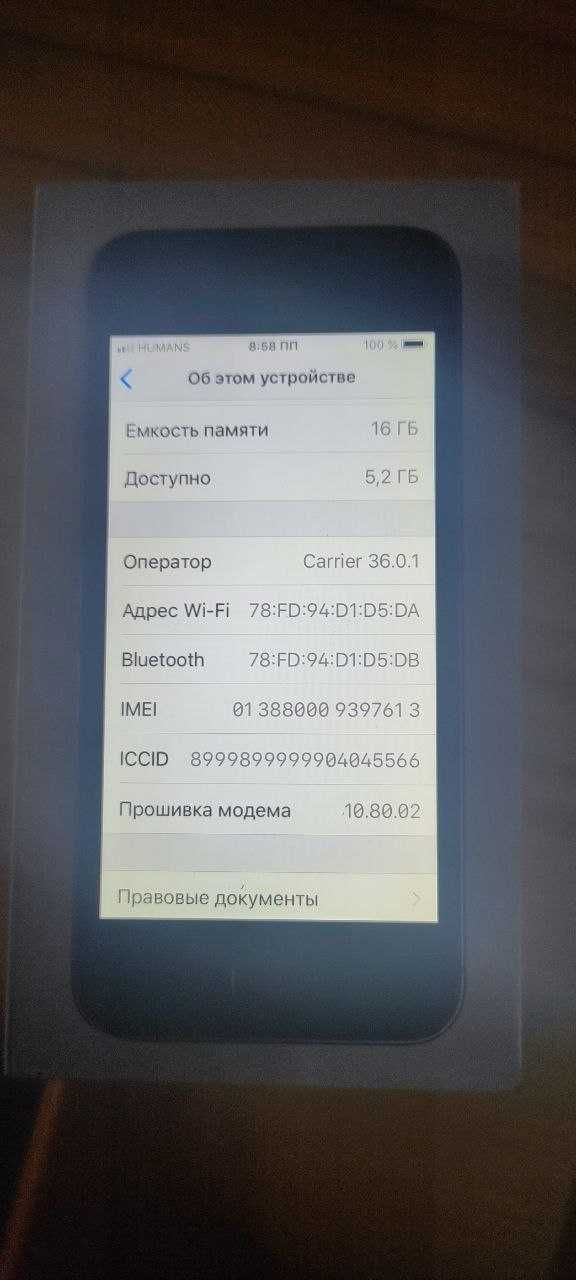 iPhone 5S Айфон 16Gb