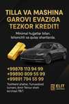 tezkor kredit arzon narxlarda garov bilan tilla va moshina 7 kun