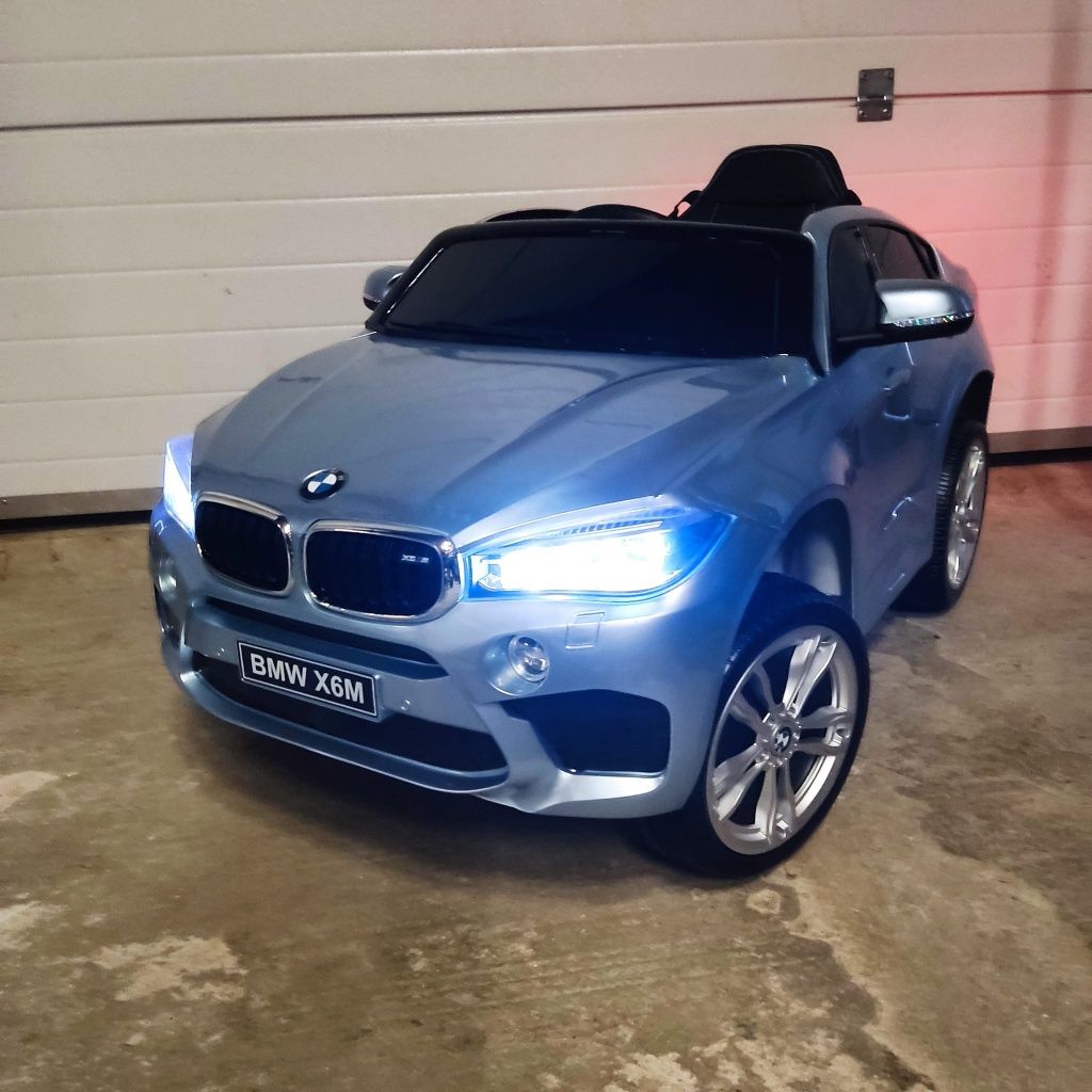 Mașinuța x6 BMWelectrica  electric 12v cu telecomanda nou