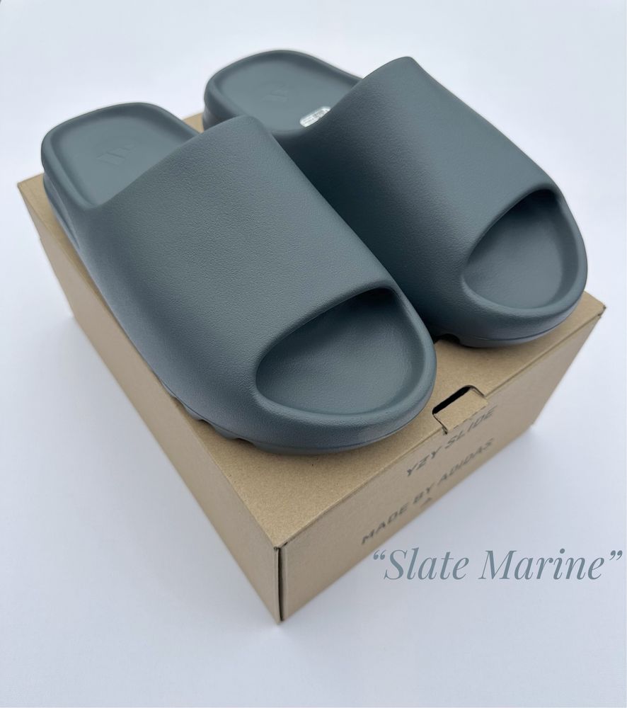 Papuci Sport Adidas Yeezy Slide Slate Marina - 100% originali