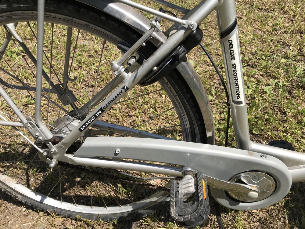 Bicicleta dama tip city-byke, cadru aluminiu, dotari Shimano, super.