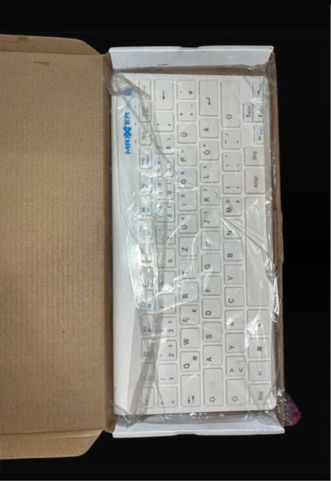 Tastatură Bluetooth Maxxter Qwertz- Nouă, Slim, Universală