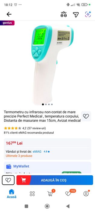 Termometru digital temperatura corpului