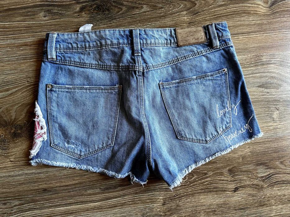 Къси дънкови панталони Zara / Fornarina