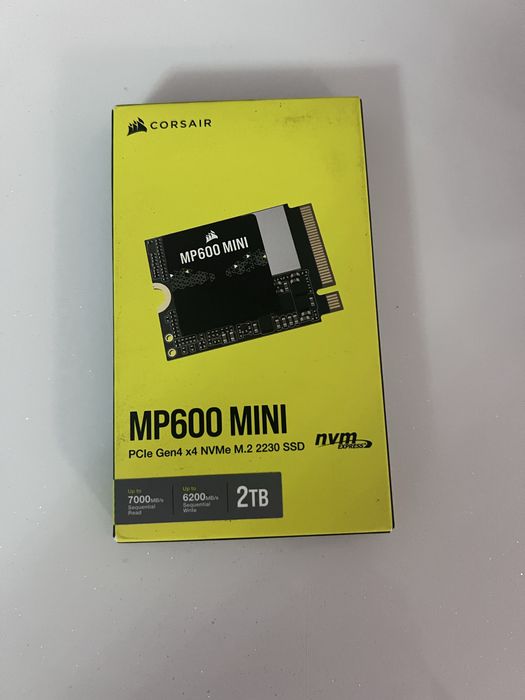 ssd corsair m2 2230 mp600 mini. 2 tb nou