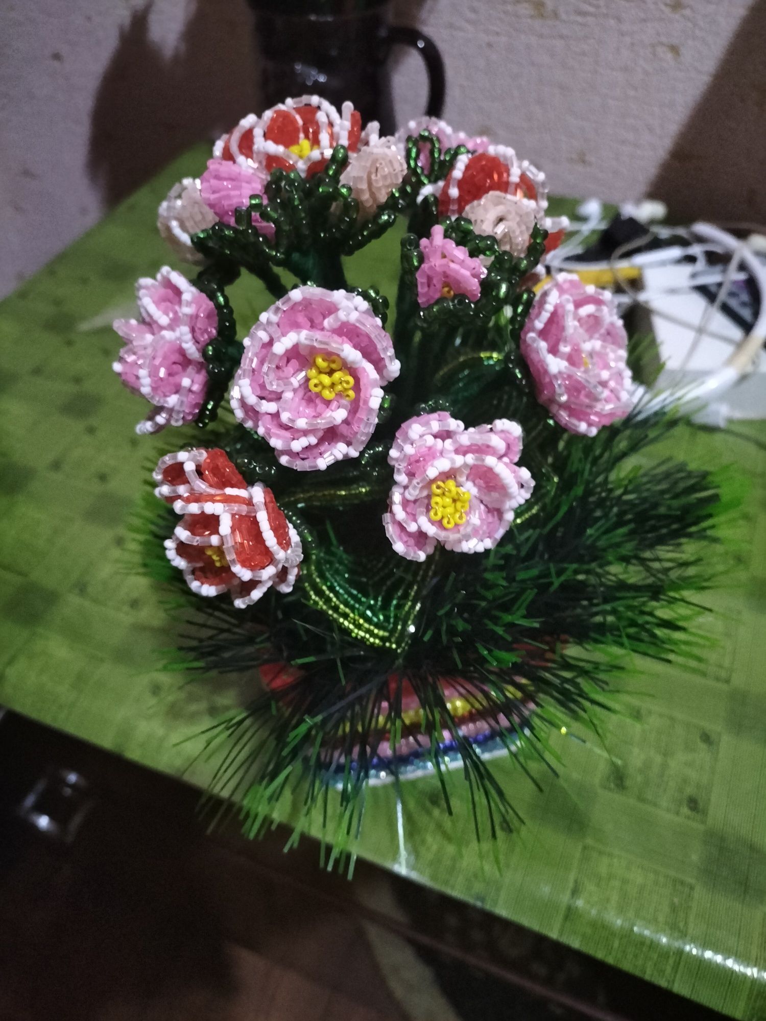 Красивые цветы из бисерв