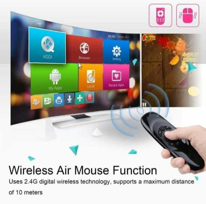 FLY AIR MOUSE Дистанционно с въздушна мишка и клавиатура, air mouse