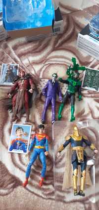 set figurine mcfarlane joker, king shazam, dr.fate, superman, batman