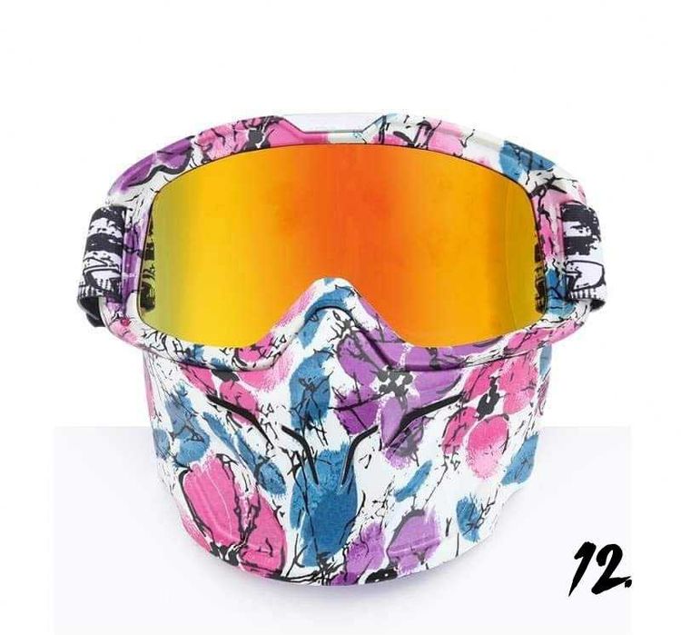 Mască sport cu ochelari de protecție pentru schi motocross snowboard