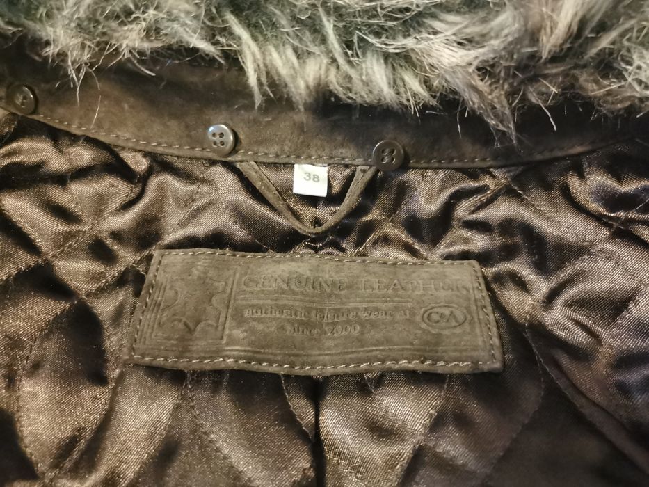 Geaca piele naturala intoarsa Yessica M(38)