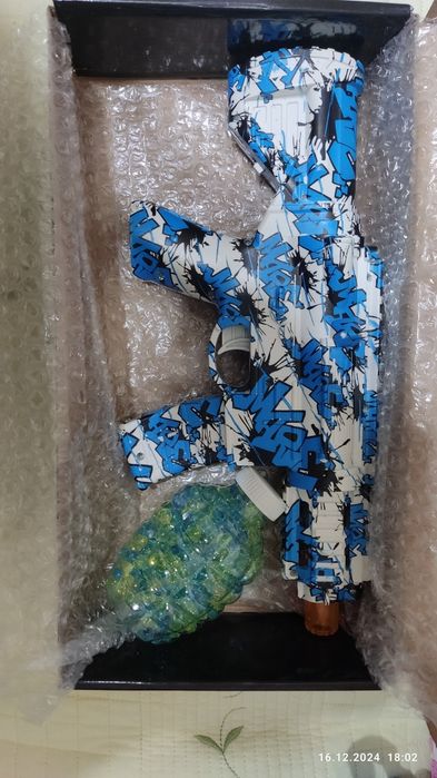 Автомат с пульками водяными новый в упаковке