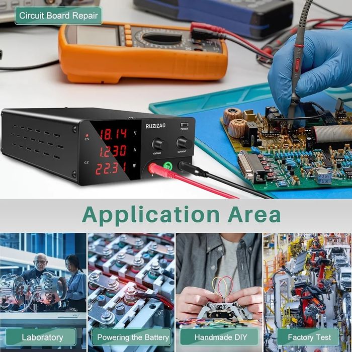 Sursa de Alimentare DC Laborator Ajustabila 15V 30A Dublu Display