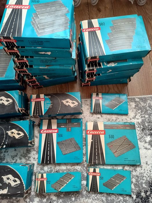 Lot pista auto Carrera vintage