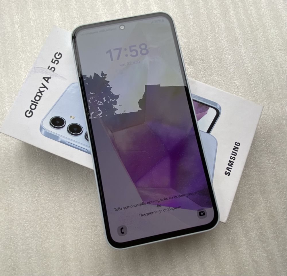 Samsung Galaxy A35 5G - 128GB, 6GB RAM, IceBlue / БЕЗ ГАРАНЦИЯ