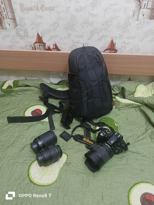 Nikon d3100 +3 объектива